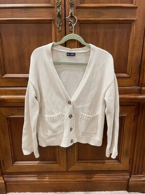 Gap Cotton Boxy Classic Cardigan